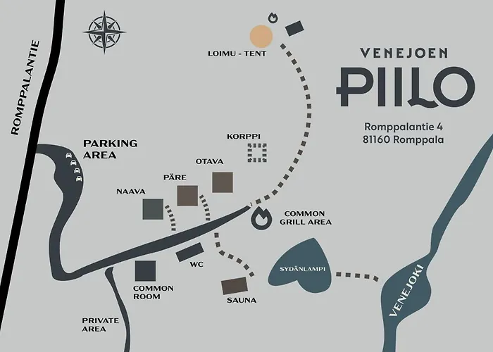 Venejoen Piilo - Naava 샬레 Romppala